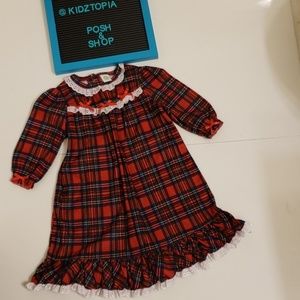 ⚡4/$25 GIRLS Little Me Plaid Dress